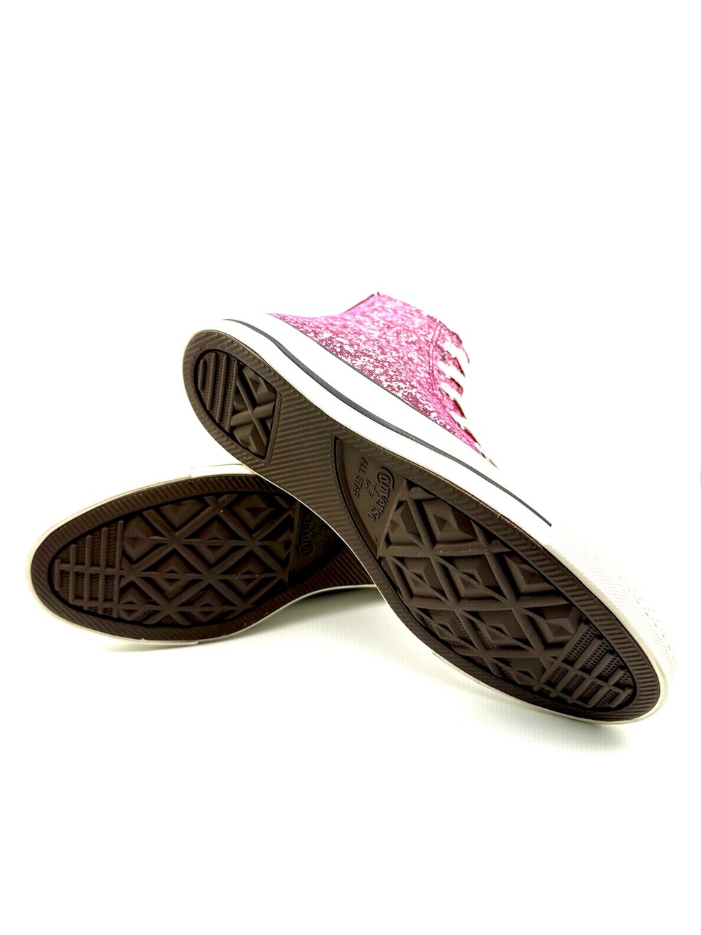 Converse Chuck Taylor All Star Pink Glitter High Top Sneakers | Never Worn - Picture 6 of 9